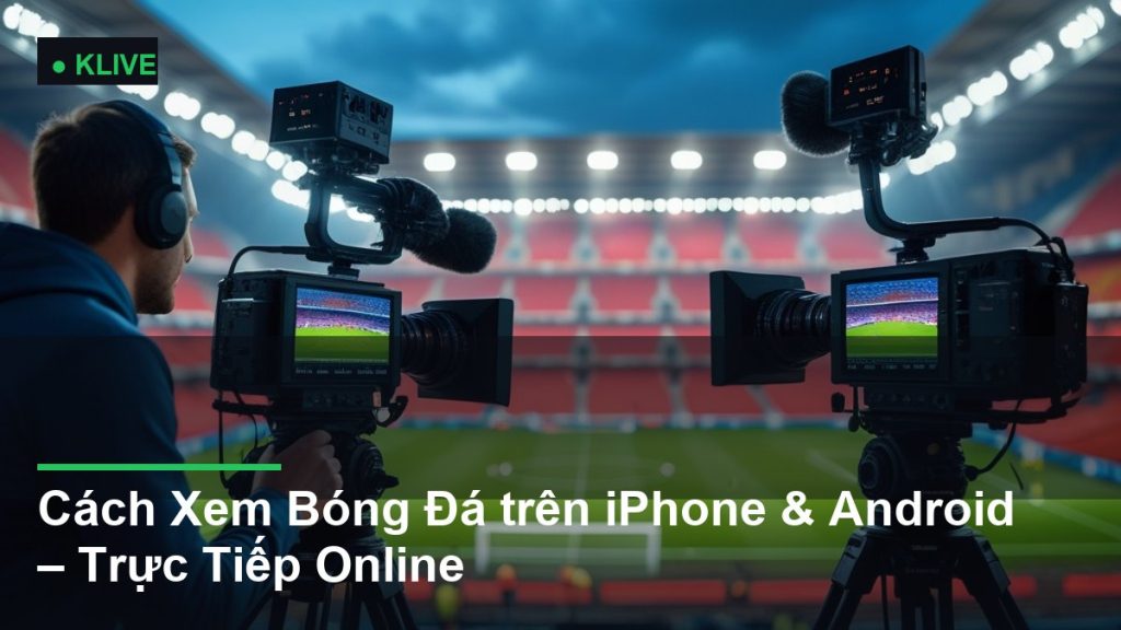 Cách Xem Bóng Đá trên iPhone & Android – Trực Tiếp Online
