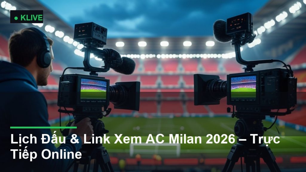 Lịch Đấu & Link Xem AC Milan 2026 – Trực Tiếp Online