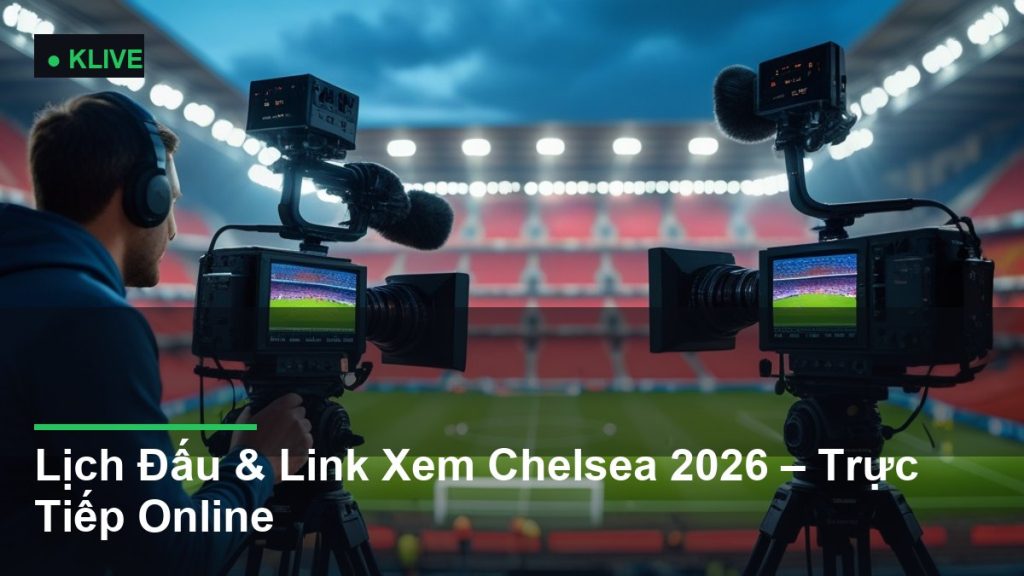Lịch Đấu & Link Xem Chelsea 2026 – Trực Tiếp Online