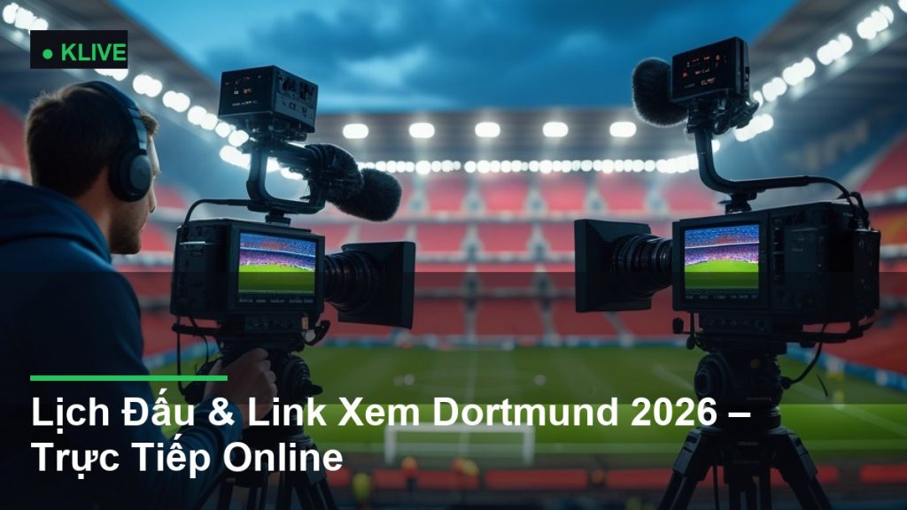 Lịch Đấu & Link Xem Dortmund 2026 – Trực Tiếp Online