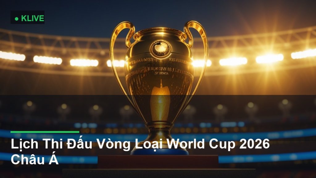 Lịch Thi Đấu Vòng Loại World Cup 2026 Châu Á